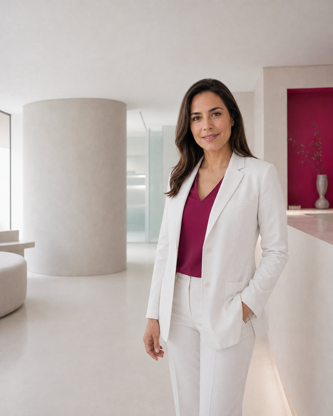 Retrato editorial de la Dra. María Vera